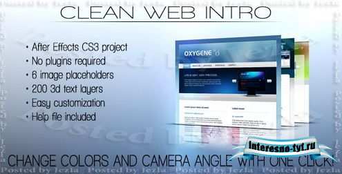 After Effects - VideoHive: Clean Web Intro