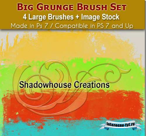 Big Grunge Brush Set Big Grunge Brush Set