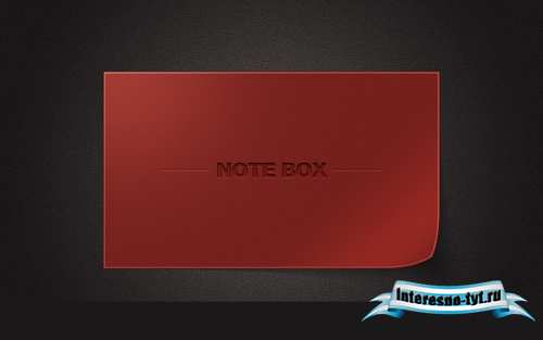Note box psd Note box psd