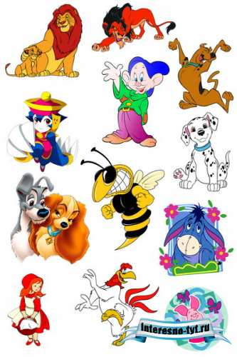 PNG Клипарт - Герои Мультфильмов (Часть 3)