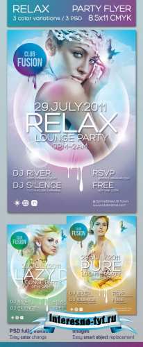 Poster Relax Flyer Poster Relax Flyer