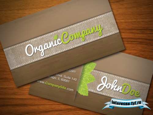 Organic Business Card