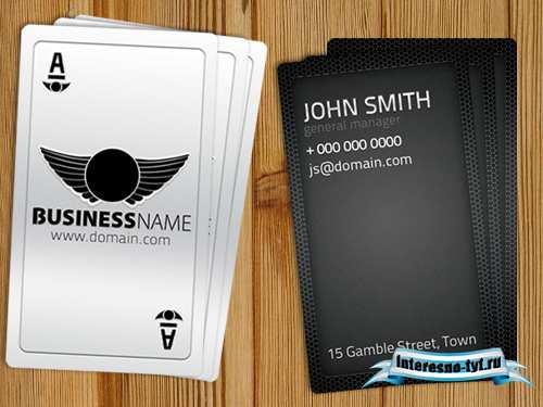 Playing Business Card Playing Business Card