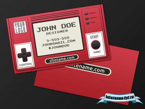Retro Gaming Business Card Retro Gaming Business Card