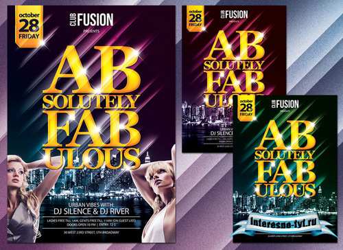 AbFab Flyer Template AbFab Flyer Template