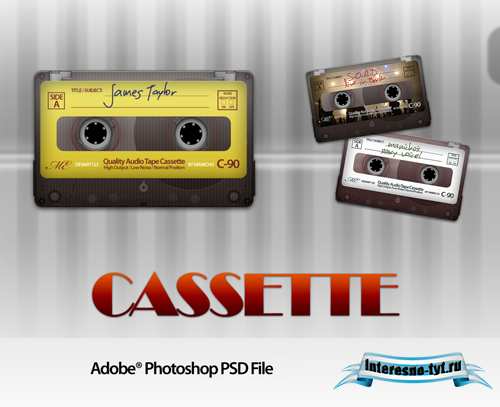 Cassette PSD File Cassette PSD File