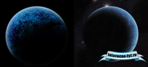 Planet seen from space PSD File Planet seen from space PSD File