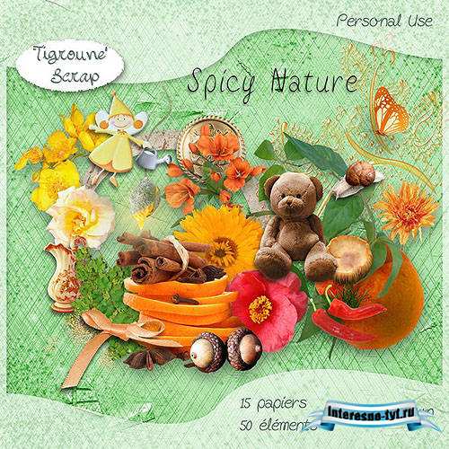 Скрап-набор – Spicy nature Скрап-набор – Spicy nature