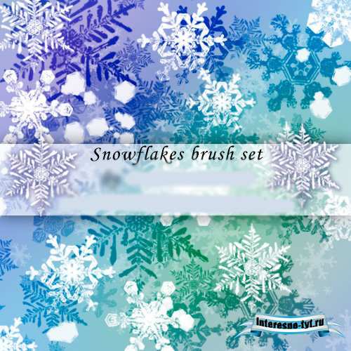 SnowFlakes brush set SnowFlakes brush set
