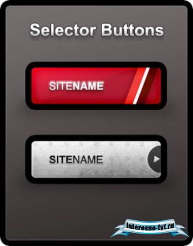 Selector Buttons psd Selector Buttons psd