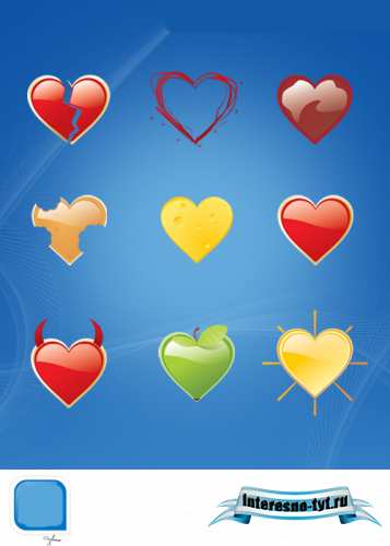 Package of 9 love psd Package of 9 love psd