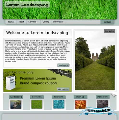 Free professional website psd Free professional website psd