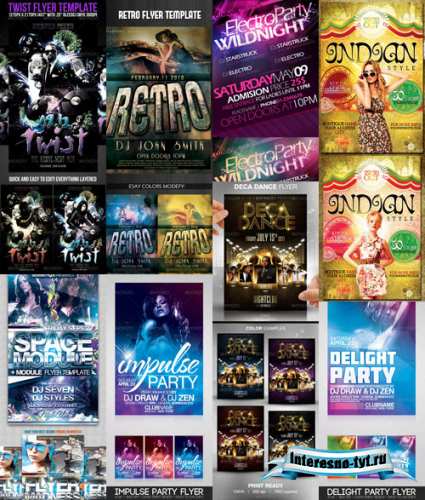 A large collection of flyers templates A large collection of flyers templates