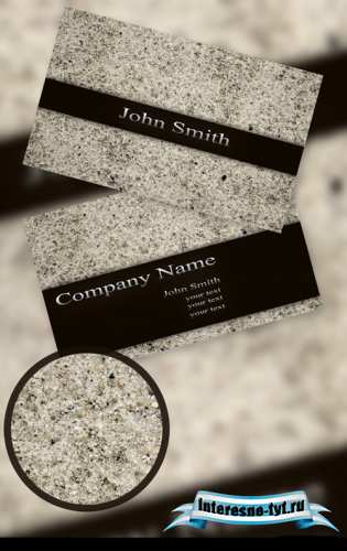 Sand Business card Sand Business card