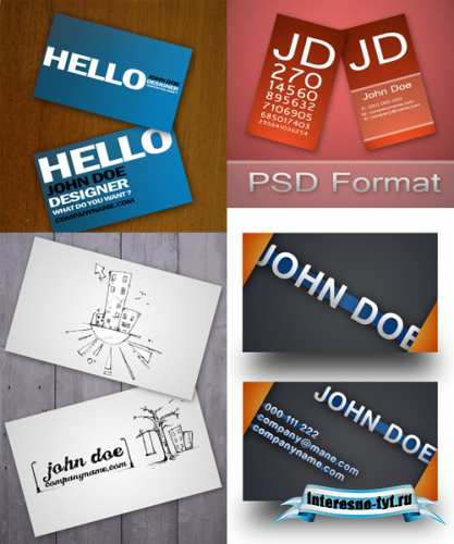 PSD Business Cards 2011 pack # 11 PSD Business Cards 2011 pack # 11
