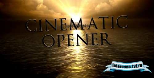 After Effects Project Cinematic Opener After Effects Project Cinematic Opener