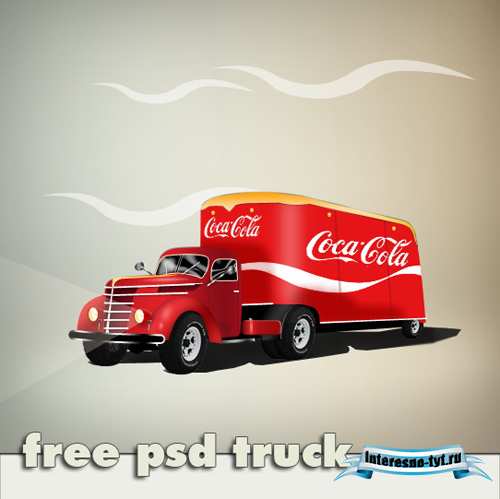 Coca Cola Truck PSD Coca Cola Truck PSD