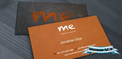 Leather Business Card Template Print Ready Leather Business Card Template Print Ready