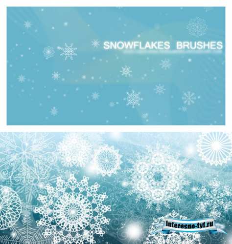 Photoshop brushes snowflakes Photoshop brushes snowflakes