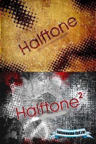 Halftone brushes set 1,2 Halftone brushes set 1,2