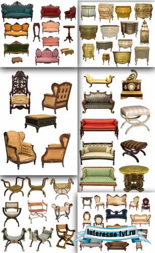 Victorian sofas, french dressers and grunge furniture set Victorian sofas, french dressers and grunge furniture set