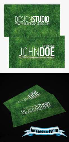 Grass Business card Grass Business card