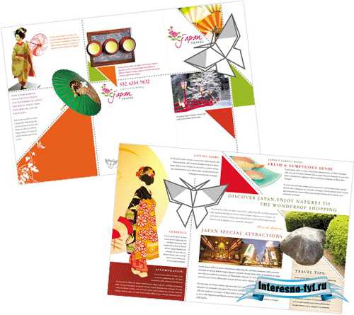 Templates for Design - Origami Tour Brochure 11 x 8.5 BoxedArt Templates for Design - Origami Tour Brochure 11 x 8.5 BoxedArt