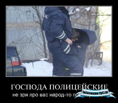 Демотиваторы про полицию