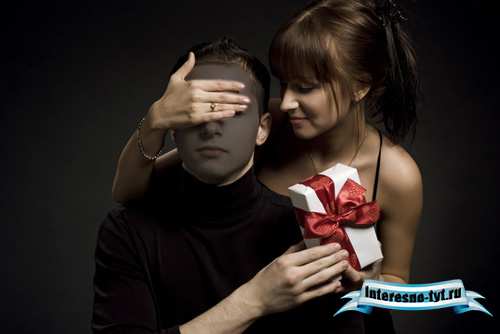  Шаблон для Photoshop - подарок 