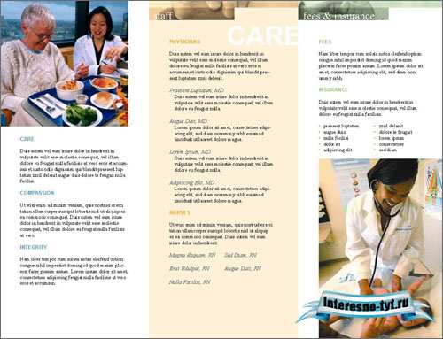 Brochure for Medical Center Brochure for Medical Center
