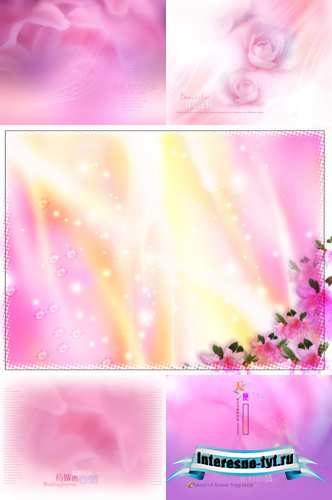 PSD for Photoshop - Pink backgrounds PSD for Photoshop - Pink backgrounds