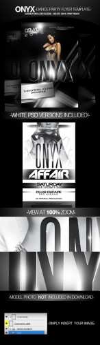 Black Party Flyer Black Party Flyer