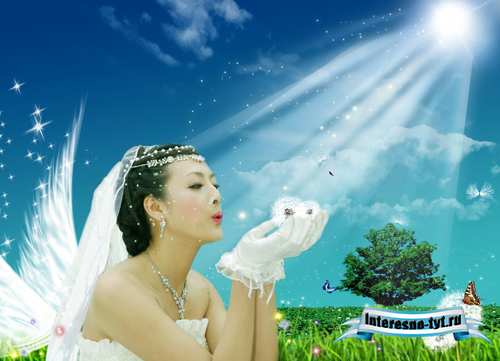 Flowers in the hands of an angel for Photoshop Flowers in the hands of an angel for Photoshop