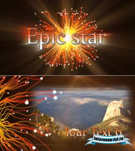 After Effects Project epic star