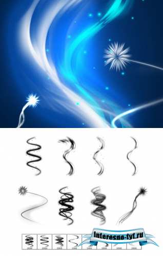 Magical Lights Brushes set for Photoshop