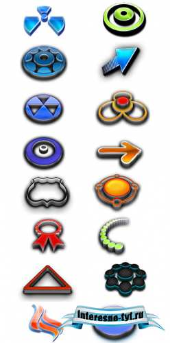 Creative logos, icons psd for Photoshop