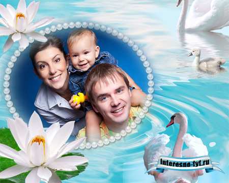 Футажи рамки - Папа, мама и я