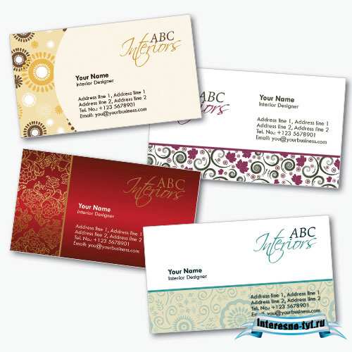 Interior Design Business Cards Psd for Photoshop Interior Design Business Cards Psd for Photoshop
