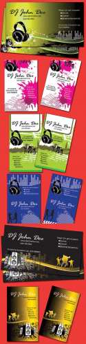 Dj Music Business Cards Pack psd for Photoshop Dj Music Business Cards Pack psd for Photoshop