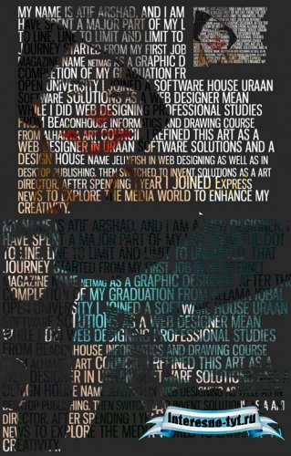 Text Face Psd for Photoshop
