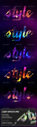 Ligth Effects Pro for Photoshop - GraphicRiver Ligth Effects Pro for Photoshop - GraphicRiver
