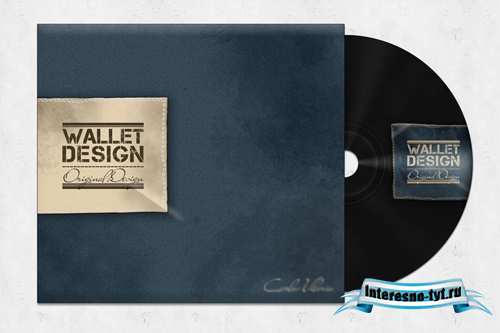 Wallet CD Mockup Psd Template For Photoshop Wallet CD Mockup Psd Template For Photoshop