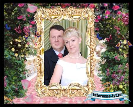 Футажи рамки - Цветочная арка