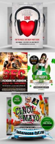 Collection of Flyer Sources Template for Photoshop Pack 2 Collection of Flyer Sources Template for Photoshop Pack 2