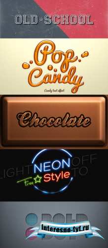 Collection of Text Effect for Photoshop Collection of Text Effect for Photoshop