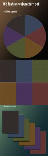 Old Fashion Web Texture Set for Photoshop