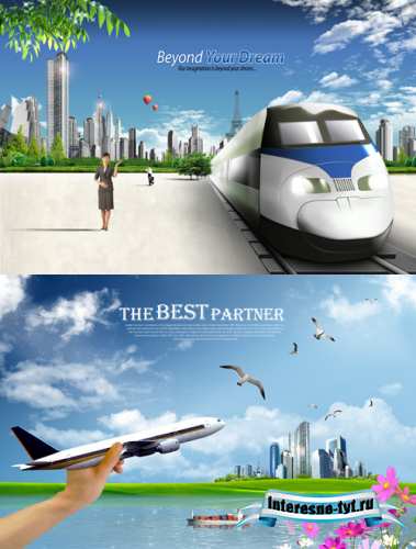 Sources - The road to a happy future on the train and plane Sources - The road to a happy future on the train and plane