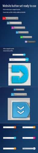 Scalable Web Buttons for Photoshop - Softlight Scalable Web Buttons for Photoshop - Softlight