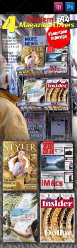 4 Modern Magazine Covers