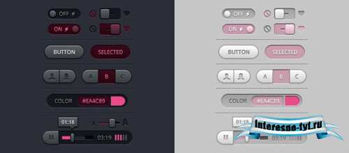 Plush UI Toggles PSD for Photoshop Plush UI Toggles PSD for Photoshop